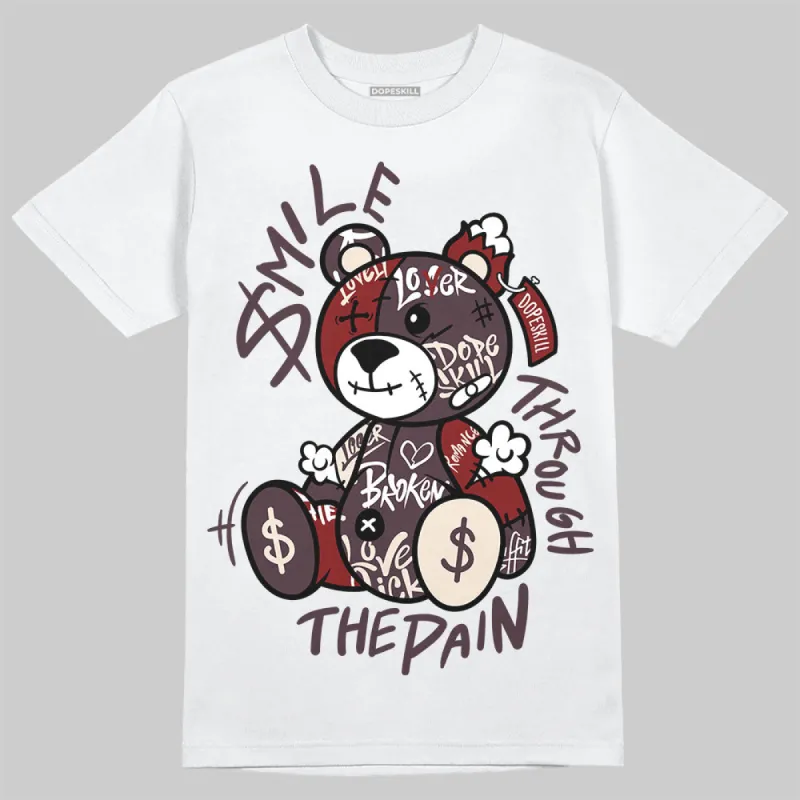 Samba OG Maroon Gold Metallic DopeSkill T-Shirt Smile Through The Pain Graphic sold by DopeSkill