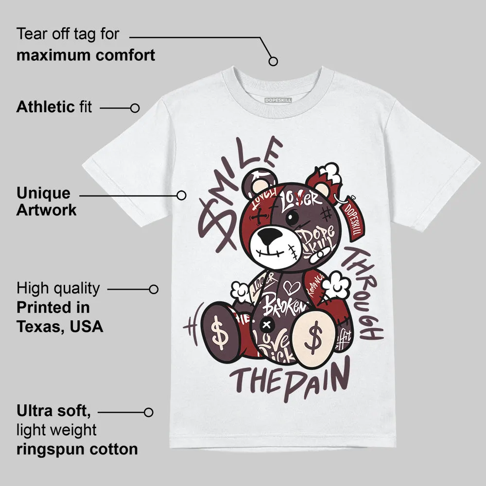 Samba OG Maroon Gold Metallic DopeSkill T-Shirt Smile Through The Pain Graphic sold by DopeSkill product image thumbnail 4
