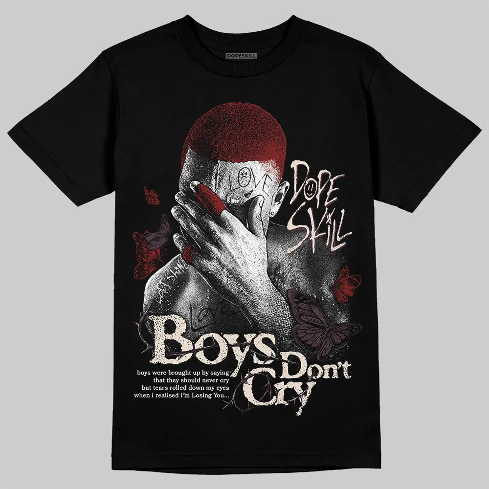 Samba OG Maroon Gold Metallic DopeSkill T-Shirt Boys Don't Cry Graphic sold by DopeSkill product image thumbnail 2