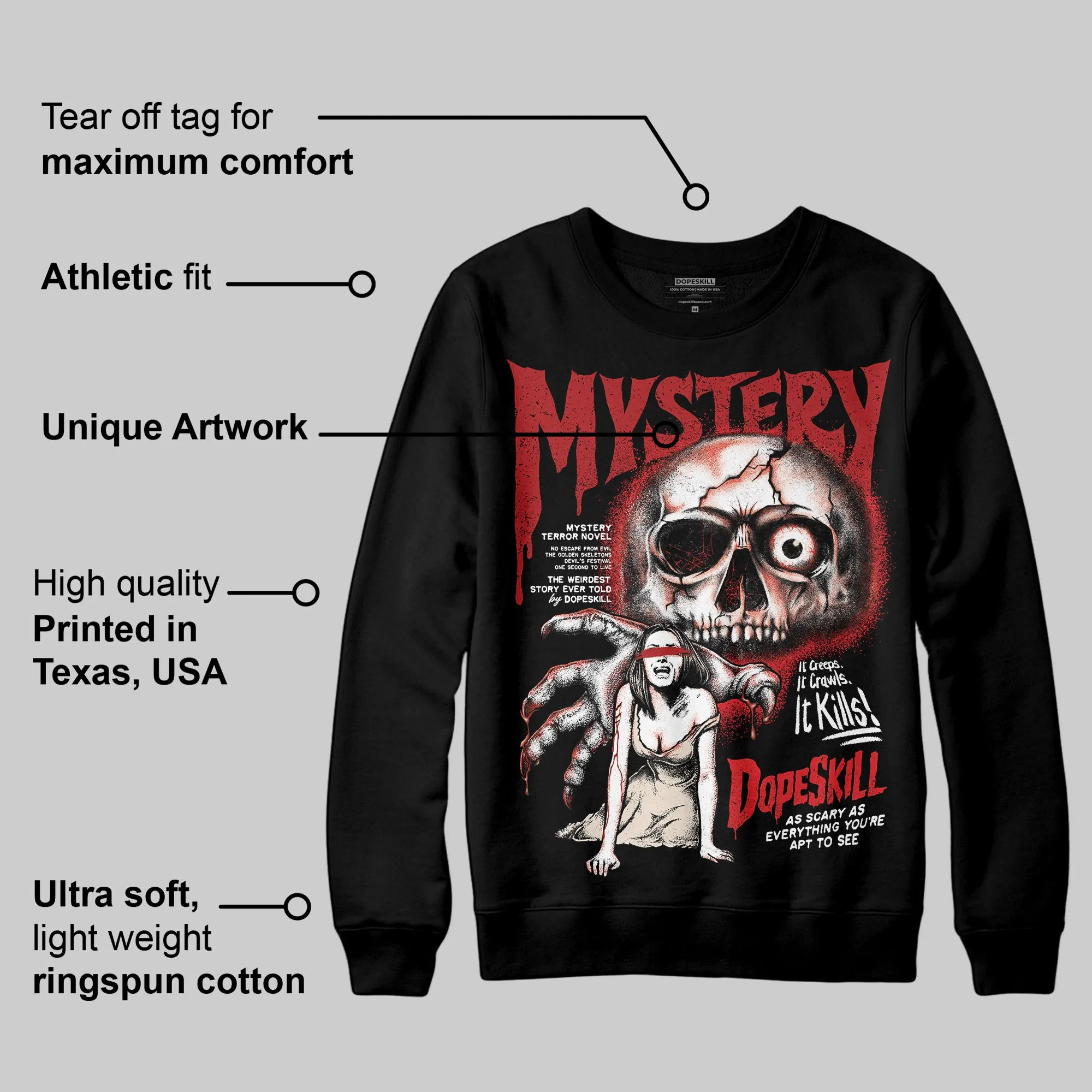 Samba OG Talchum Pack Scarlet DopeSkill Sweatshirt Mystery Ghostly Grasp Graphic sold by DopeSkill product image thumbnail 3
