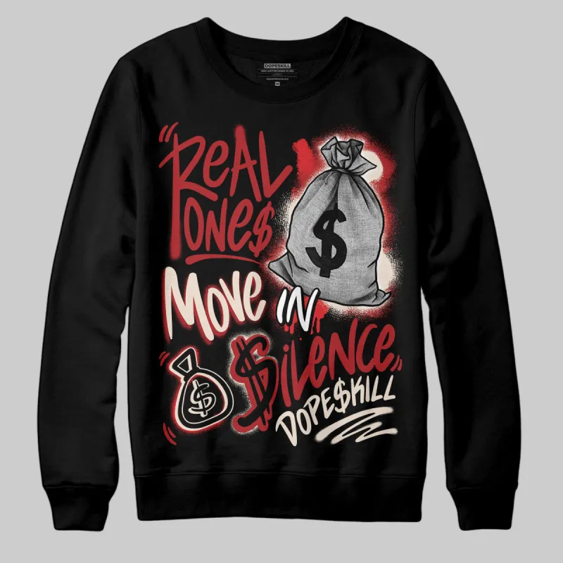 Samba OG Talchum Pack Scarlet DopeSkill Sweatshirt Real Ones Move In Silence Graphic sold by DopeSkill