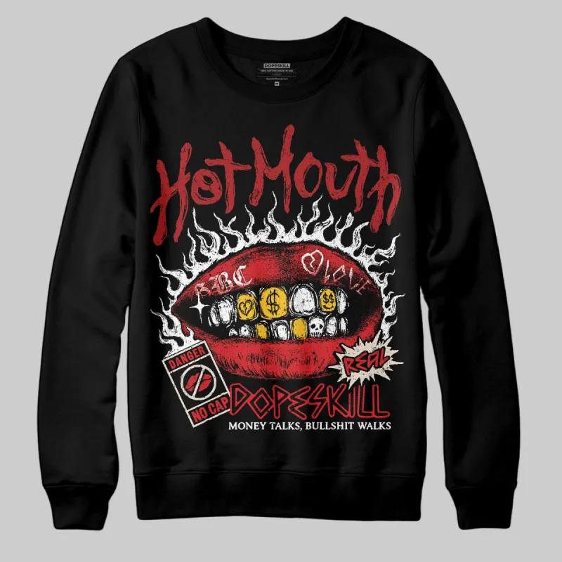 Samba OG Talchum Pack Scarlet DopeSkill Sweatshirt Hot Mouth Graphic sold by DopeSkill