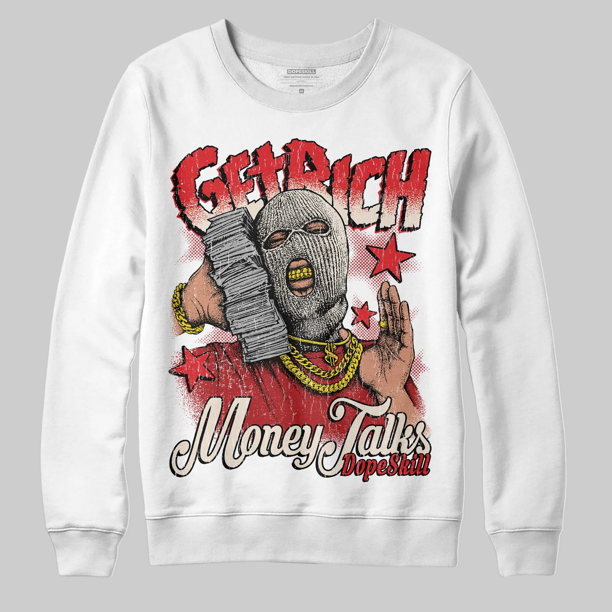 Samba OG Talchum Pack Scarlet DopeSkill Sweatshirt Get Rich Graphic sold by DopeSkill product image thumbnail 2