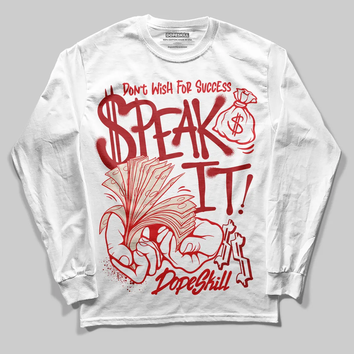 Samba OG Talchum Pack Scarlet DopeSkill Long Sleeve T-Shirt Speak It Graphic sold by DopeSkill product image thumbnail 2