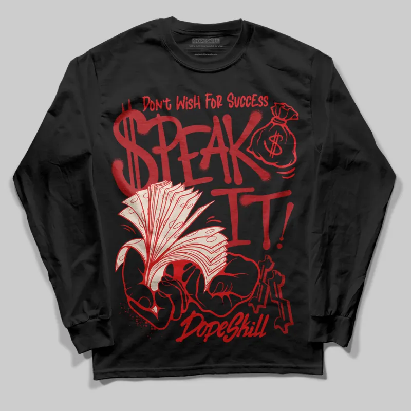 Samba OG Talchum Pack Scarlet DopeSkill Long Sleeve T-Shirt Speak It Graphic sold by DopeSkill