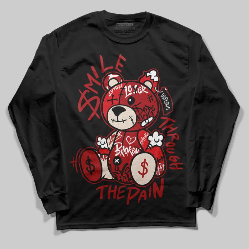 Samba OG Talchum Pack Scarlet DopeSkill Long Sleeve T-Shirt Smile Through The Pain Graphic sold by DopeSkill