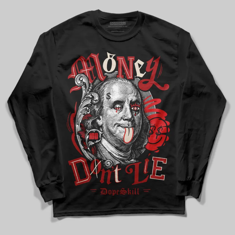 Samba OG Talchum Pack Scarlet DopeSkill Long Sleeve T-Shirt Money Don't Lie Graphic sold by DopeSkill