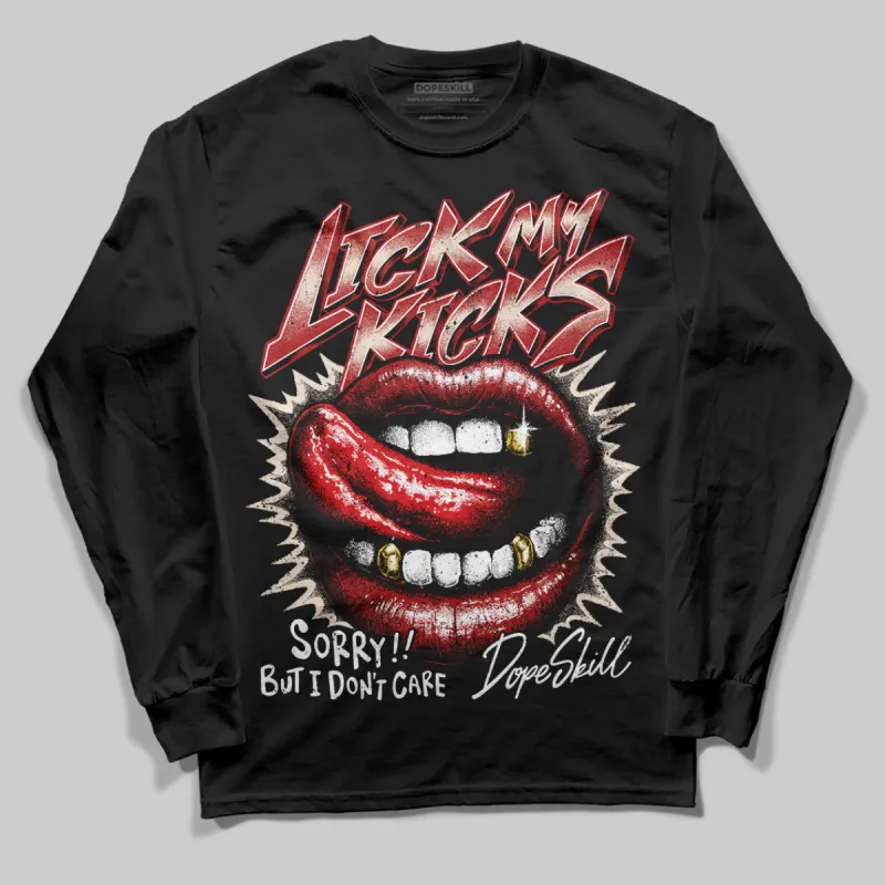 Samba OG Talchum Pack Scarlet DopeSkill Long Sleeve T-Shirt Lick My Kicks Graphic sold by DopeSkill