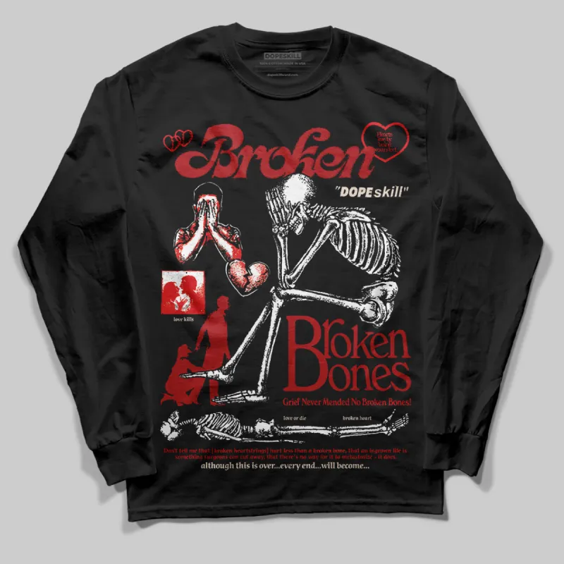 Samba OG Talchum Pack Scarlet DopeSkill Long Sleeve T-Shirt Broken Bones Graphic sold by DopeSkill