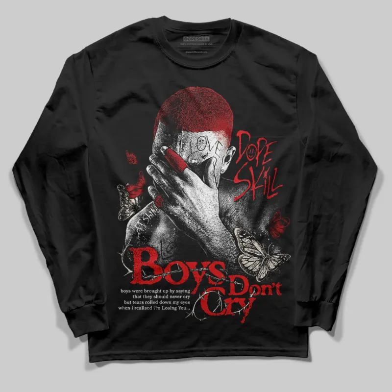 Samba OG Talchum Pack Scarlet DopeSkill Long Sleeve T-Shirt Boys Don't Cry Graphic sold by DopeSkill
