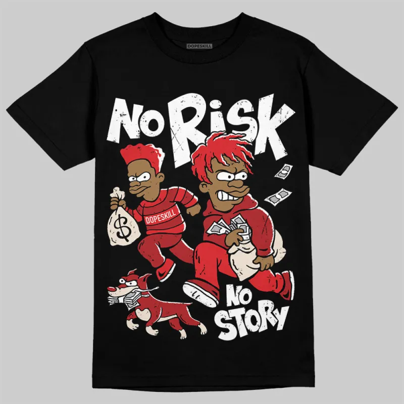 Samba OG Talchum Pack Scarlet DopeSkill T-Shirt No Risk No Story Graphic sold by DopeSkill