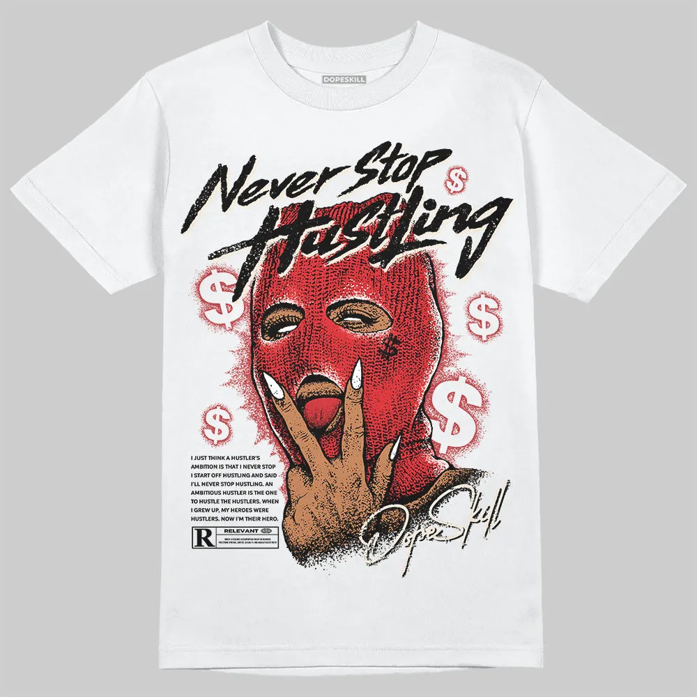 Samba OG Talchum Pack Scarlet DopeSkill T-Shirt Never Stop Hustling Graphic sold by DopeSkill product image thumbnail 2