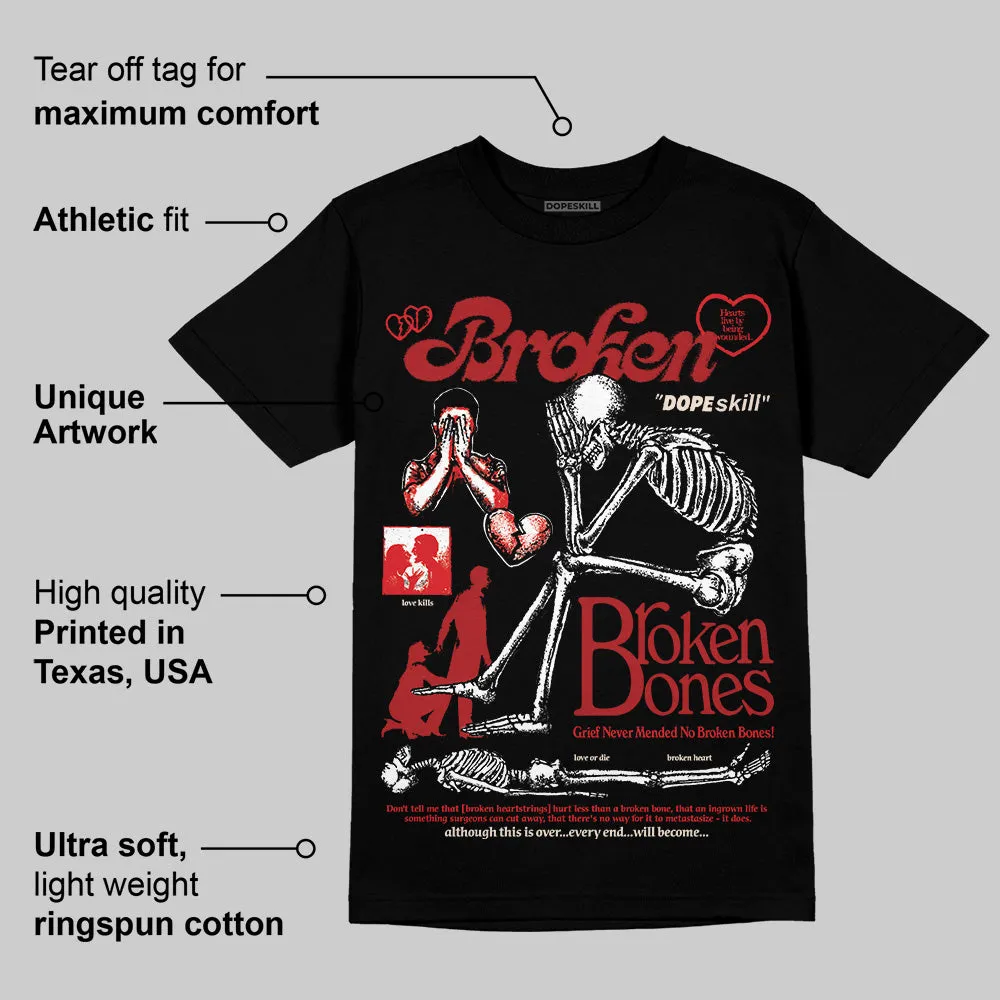 Samba OG Talchum Pack Scarlet DopeSkill T-Shirt Broken Bones Graphic sold by DopeSkill product image thumbnail 3