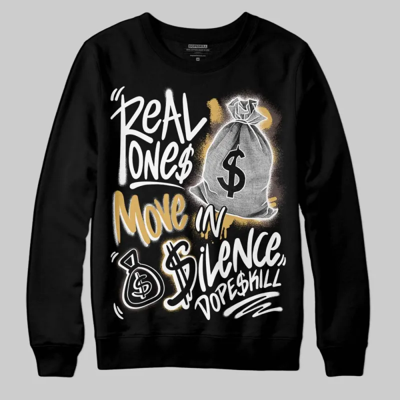 Samba OG Core Black Gum DopeSkill Sweatshirt Real Ones Move In Silence Graphic sold by DopeSkill