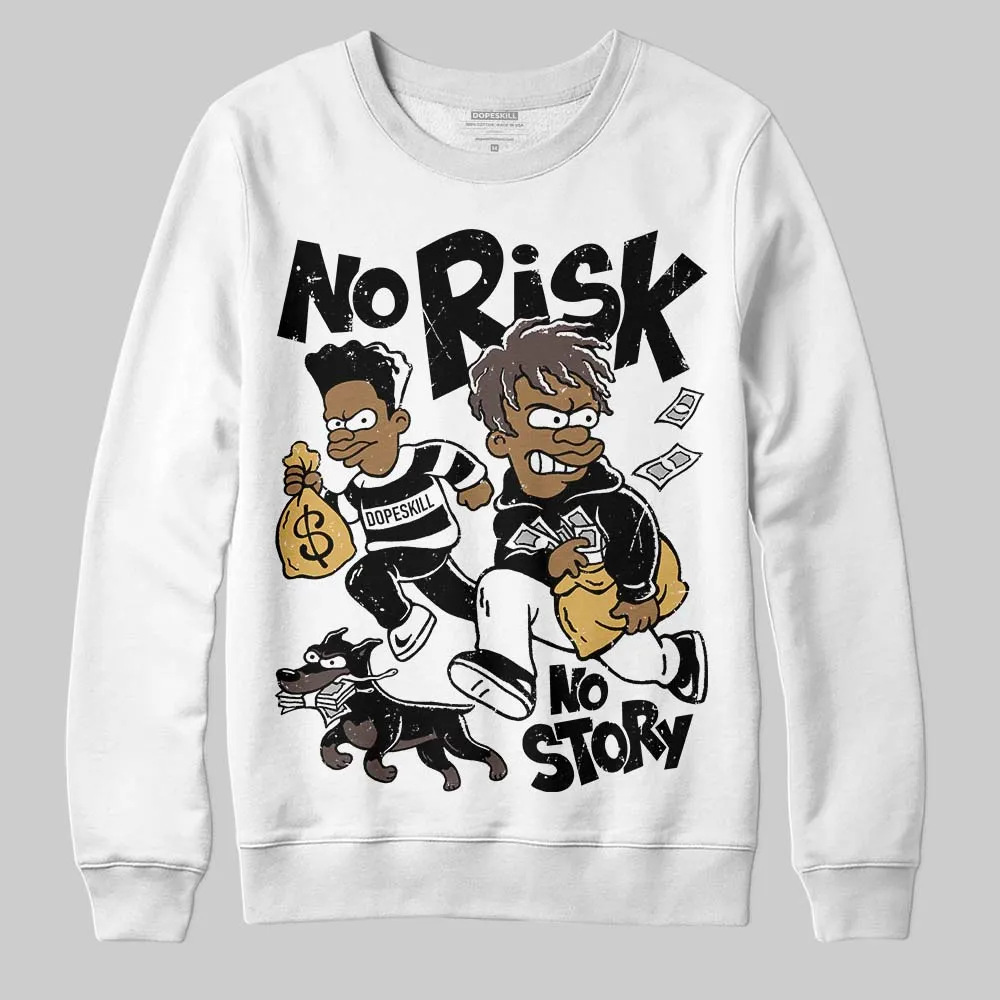 Samba OG Core Black Gum DopeSkill Sweatshirt No Risk No Story Graphic sold by DopeSkill product image thumbnail 2