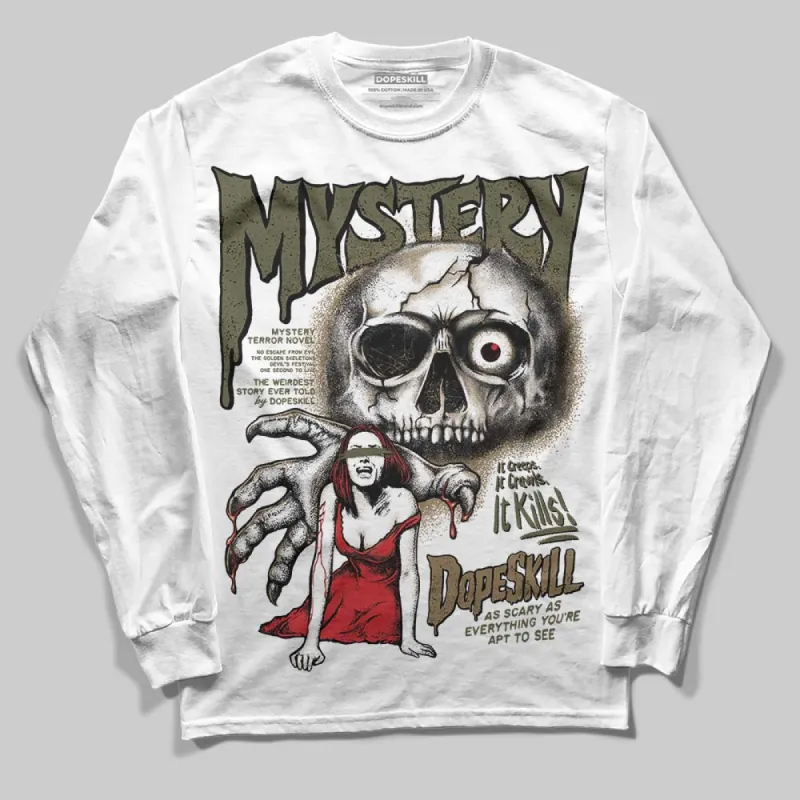 Samba OG Focus Olive DopeSkill Long Sleeve T-Shirt Mystery Ghostly Grasp Graphic sold by DopeSkill