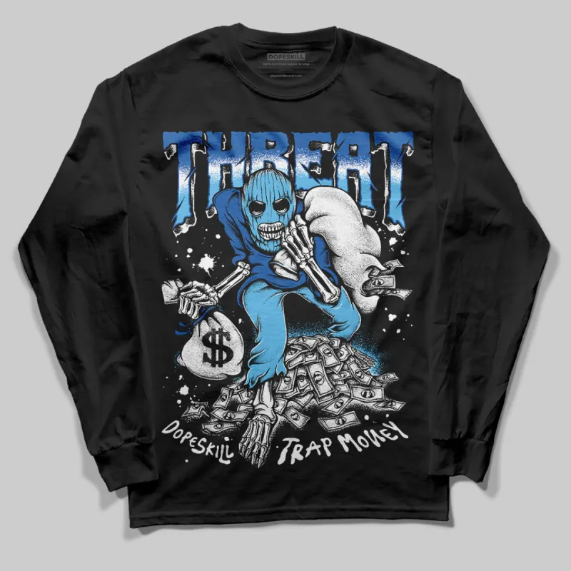 Blueberry 12s DopeSkill Long Sleeve T-shirt Threat Graphic sold by DopeSkill