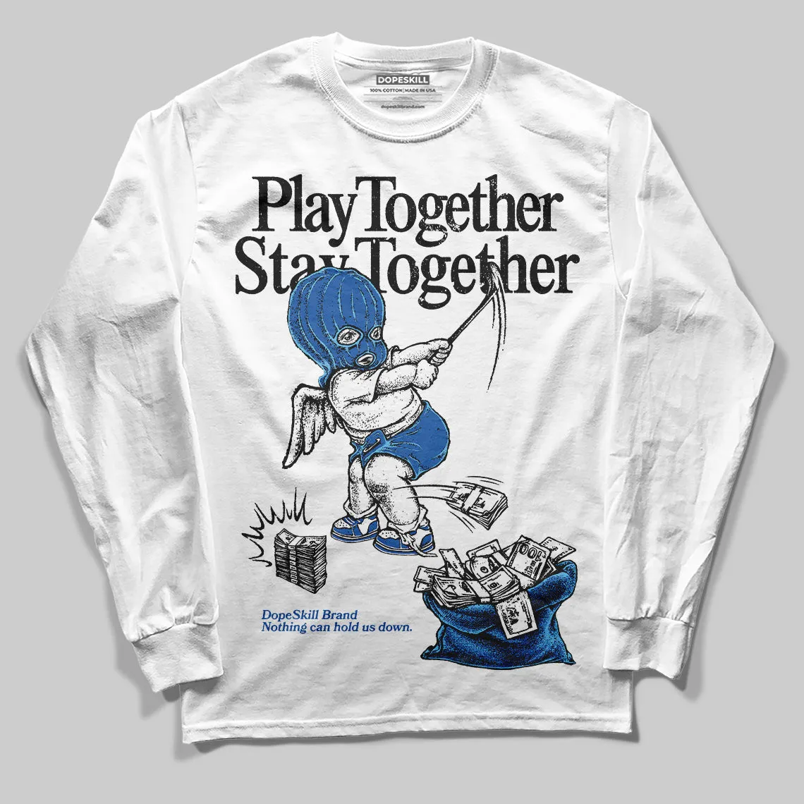 Blueberry 12s DopeSkill Long Sleeve T-shirt Play together, Stay together Graphic sold by DopeSkill product image thumbnail 2
