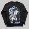 Blueberry 12s DopeSkill Long Sleeve T-shirt New H.M.O Graphic sold by DopeSkill