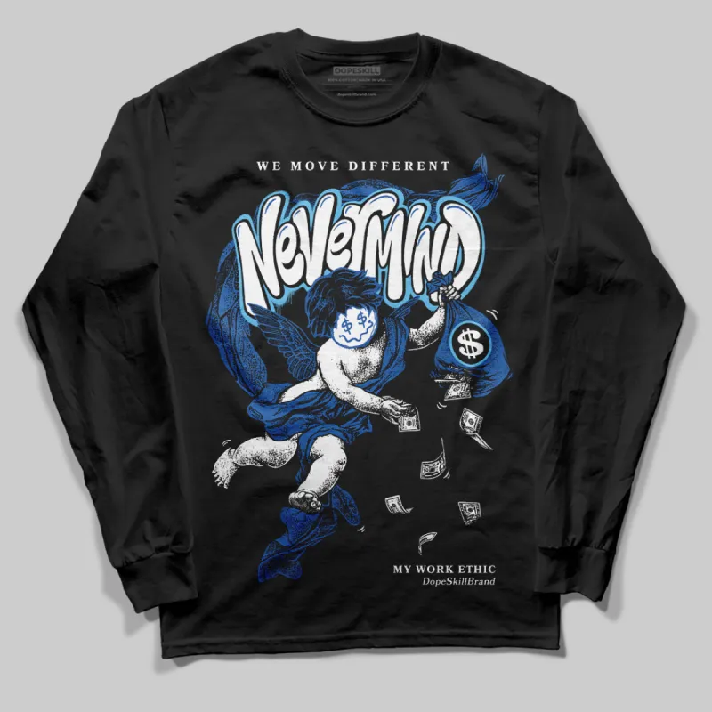 Blueberry 12s DopeSkill Long Sleeve T-shirt Nevermind Graphic sold by DopeSkill