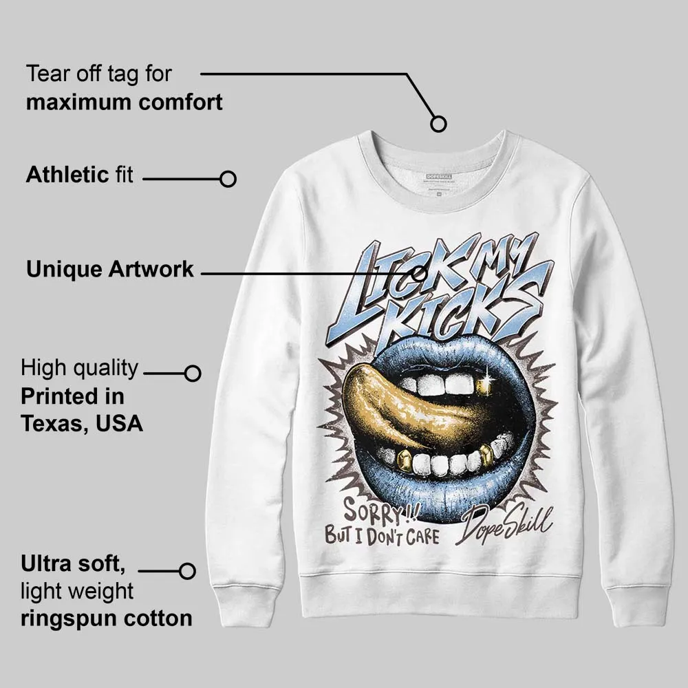 Handball Spezial Light Blue DopeSkill Sweatshirt Lick My Kicks Graphic sold by DopeSkill product image thumbnail 3