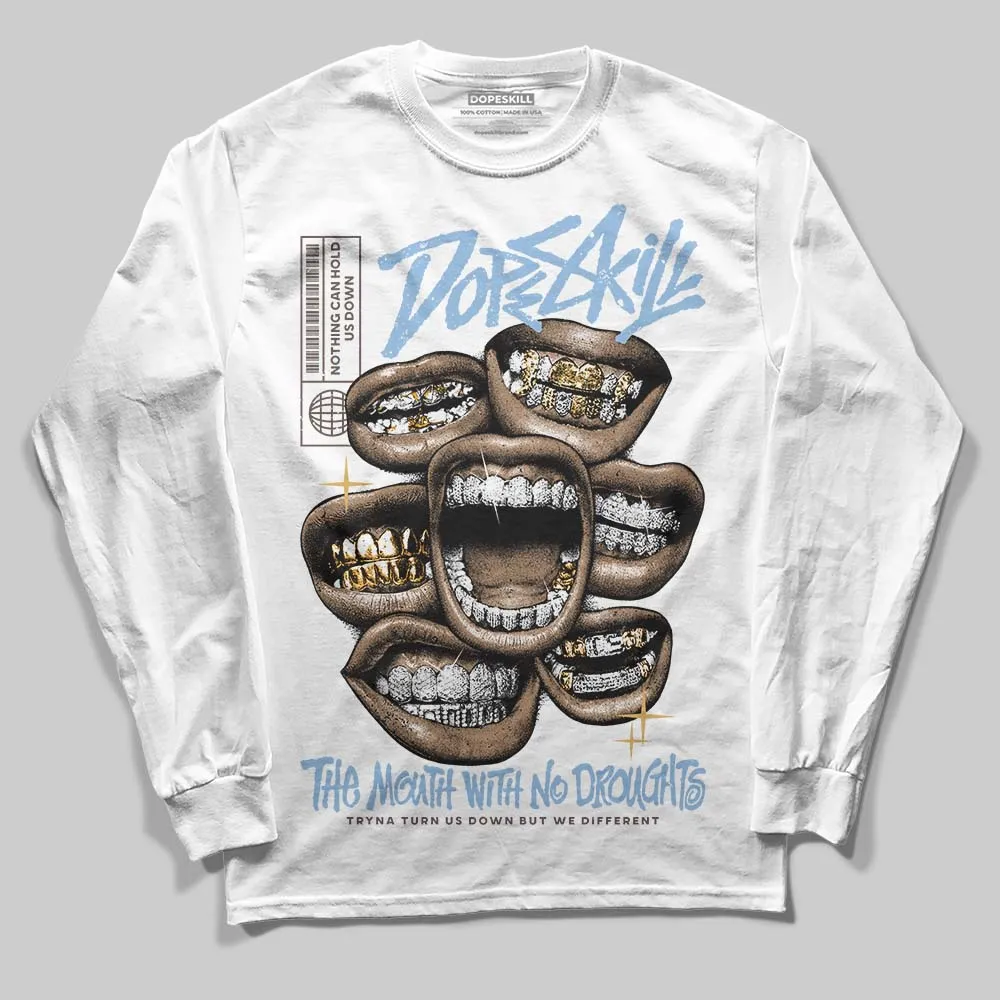 Handball Spezial Light Blue DopeSkill Long Sleeve T-Shirt The Mouth With No Droughts Graphic sold by DopeSkill
