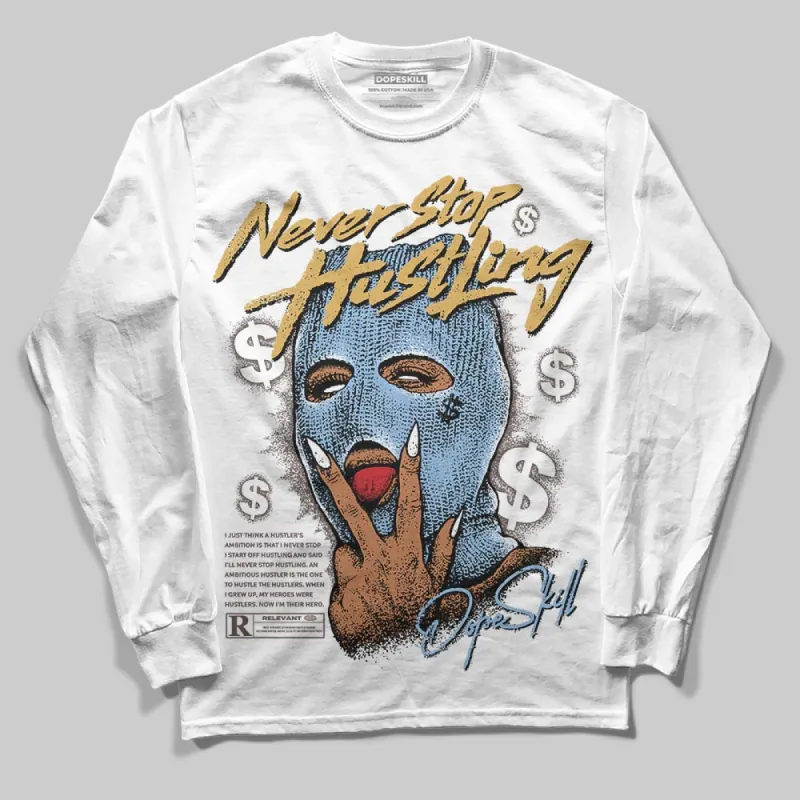Handball Spezial Light Blue DopeSkill Long Sleeve T-Shirt Never Stop Hustling Graphic sold by DopeSkill