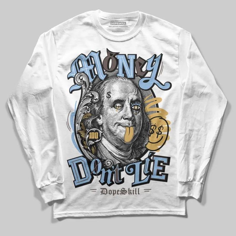 Handball Spezial Light Blue DopeSkill Long Sleeve T-Shirt Money Don't Lie Graphic sold by DopeSkill