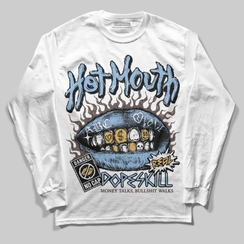 Handball Spezial Light Blue DopeSkill Long Sleeve T-Shirt Hot Mouth Graphic sold by DopeSkill