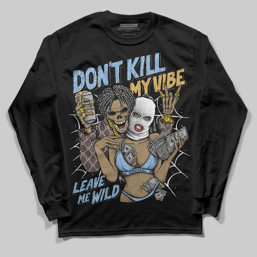 Handball Spezial Light Blue DopeSkill Long Sleeve T-Shirt Don't Kill My Vibe Graphic sold by DopeSkill product image thumbnail 2