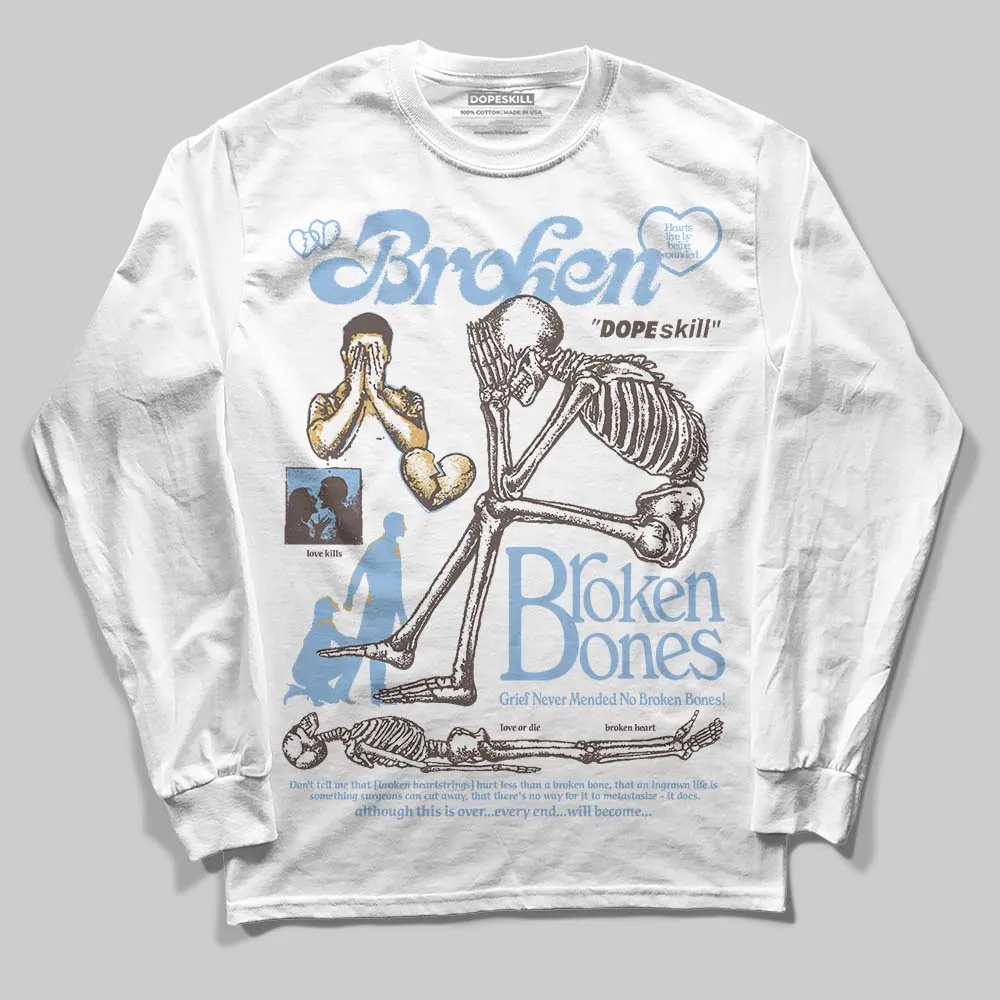 Handball Spezial Light Blue DopeSkill Long Sleeve T-Shirt Broken Bones Graphic sold by DopeSkill