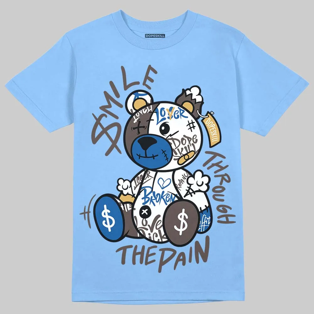 Handball Spezial Light Blue DopeSkill T-Shirt Smile Through The Pain Graphic sold by DopeSkill product image thumbnail 3