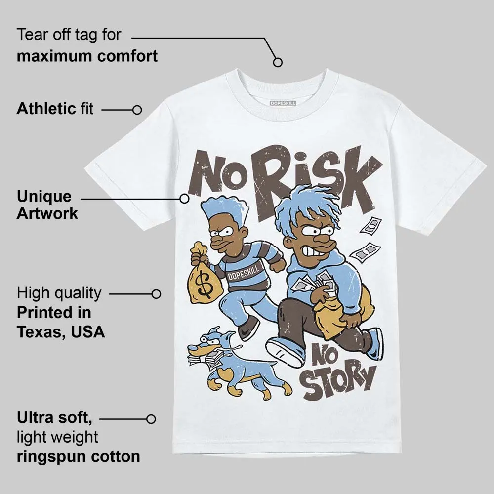 Handball Spezial Light Blue DopeSkill T-Shirt No Risk No Story Graphic sold by DopeSkill product image thumbnail 4