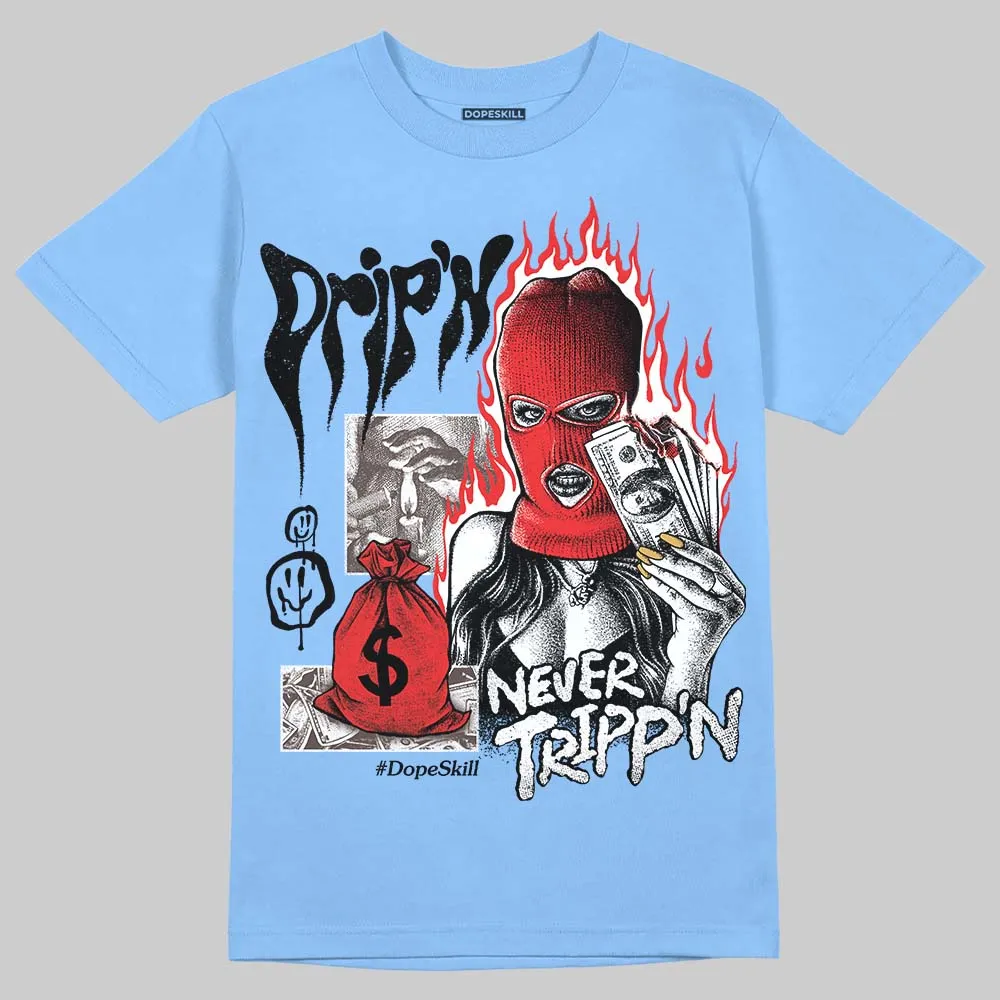 Handball Spezial Light Blue DopeSkill T-Shirt Drip'n Never Tripp'n Graphic sold by DopeSkill product image thumbnail 3