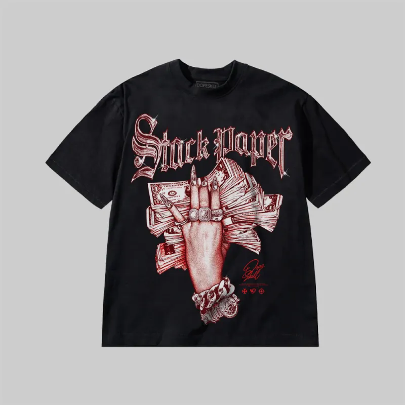 Stack Paper Red Graphic DopeSkill Premium T-Shirt sold by DopeSkill