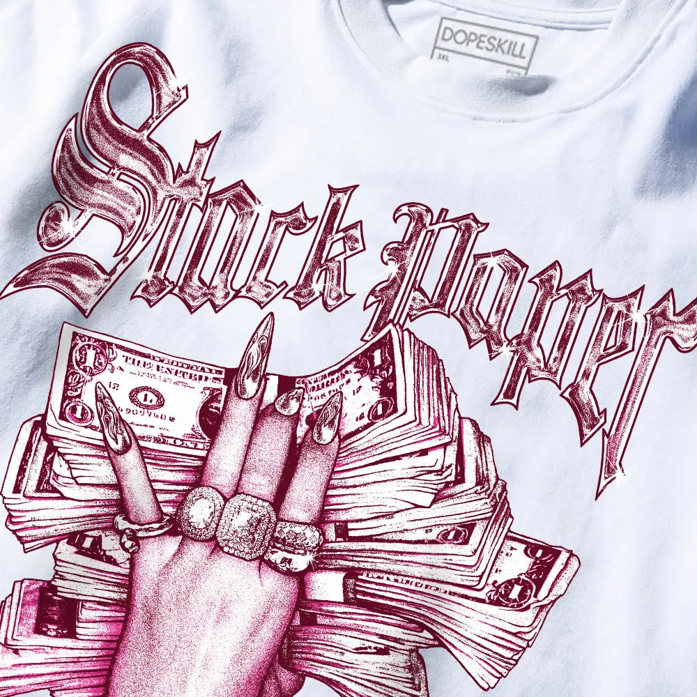 Stack Paper Pink Graphic DopeSkill Premium T-Shirt sold by DopeSkill product image thumbnail 3