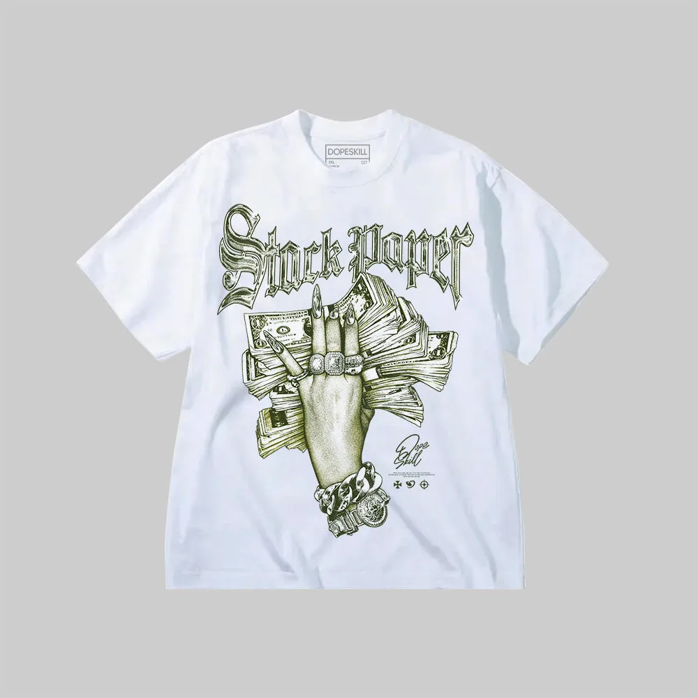 Stack Paper Olive Graphic DopeSkill Premium T-Shirt sold by DopeSkill