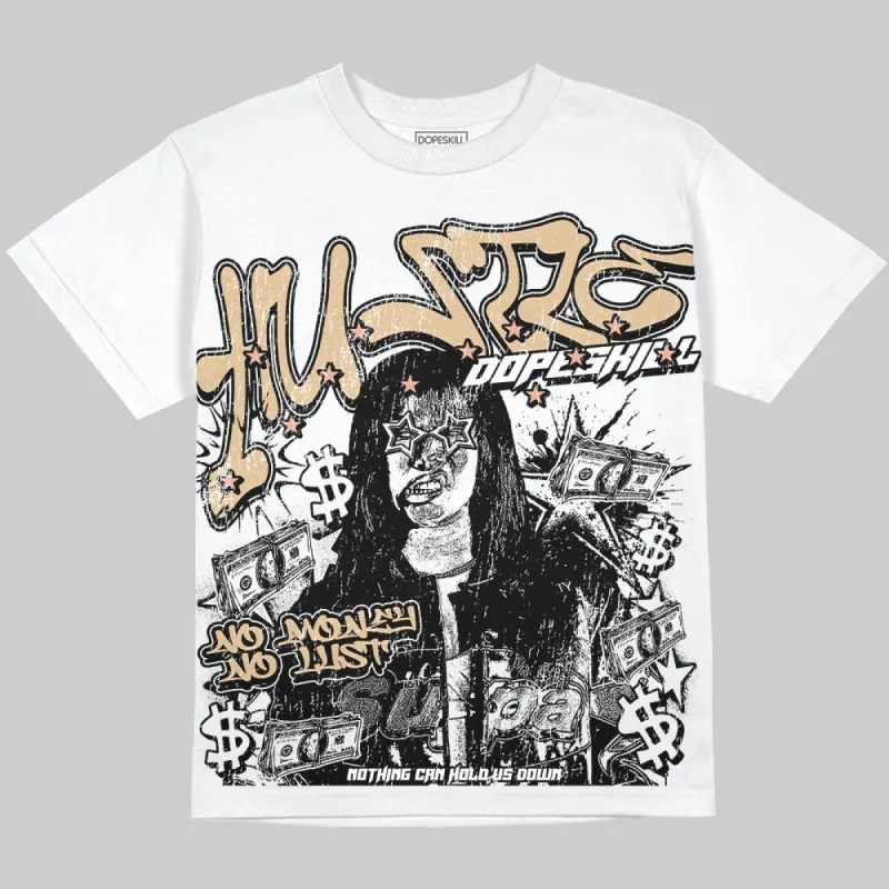 TAN Collection DopeSkill Oversize Print T-Shirt No Money No Lust Graphic sold by DopeSkill