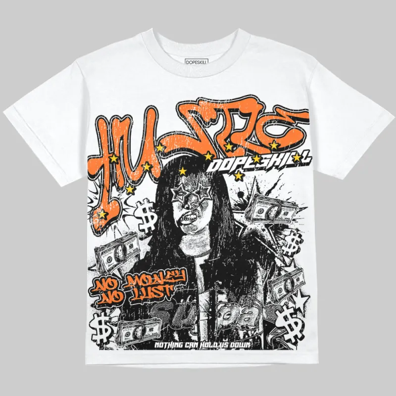 Orange Collection DopeSkill Oversize Print T-Shirt No Money No Lust Graphic sold by DopeSkill