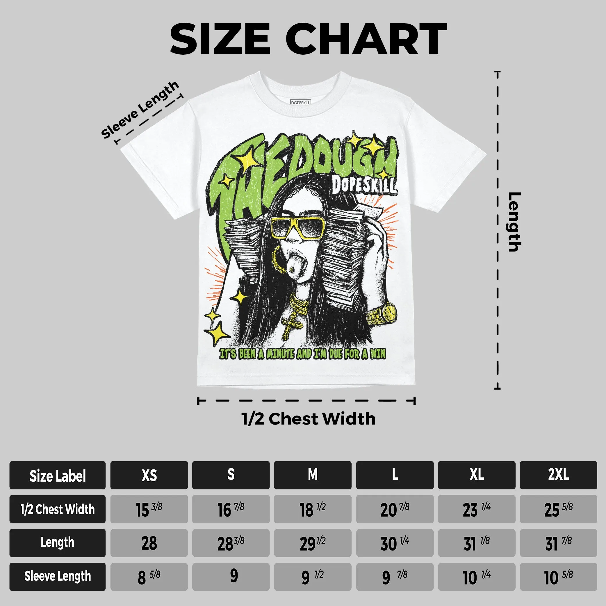 Neon Green Collection DopeSkill Oversize Print T-Shirt The Dough Graphic sold by DopeSkill product image thumbnail 2
