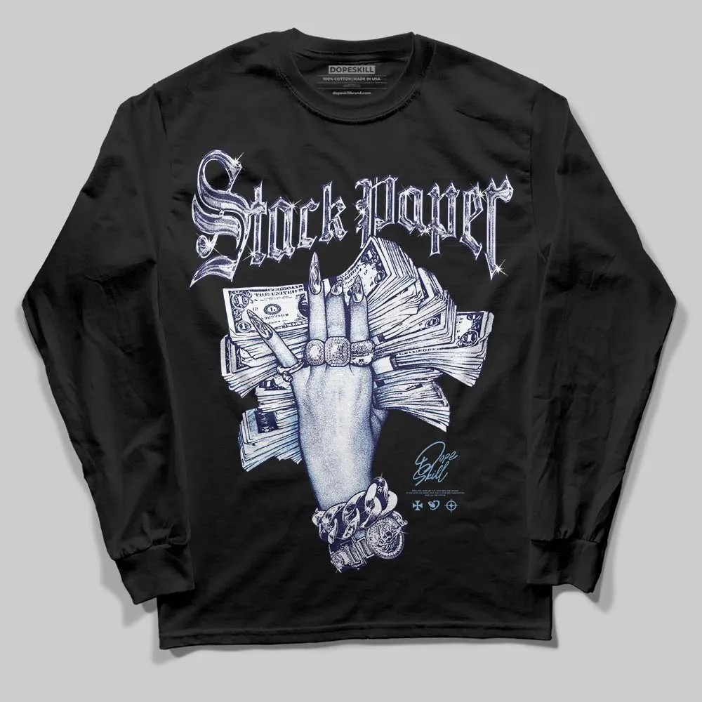 University Blue Collection DopeSkill Long Sleeve T-Shirt Stack Paper Graphic sold by DopeSkill product image thumbnail 2
