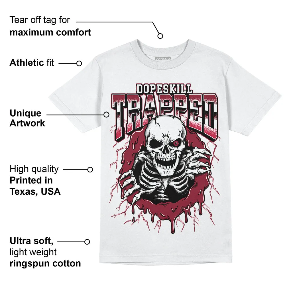 85 Metallic Burgundy 1s DopeSkill T-Shirt Trapped Halloween Graphic sold by DopeSkill product image thumbnail 3