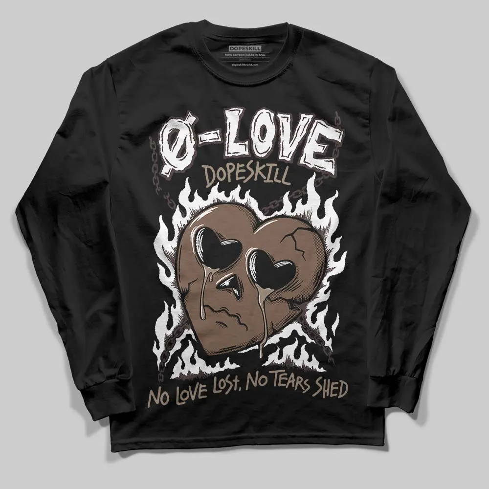 Baroque Brown 12s DopeSkill Long Sleeve T-Shirt Crying Heart Graphic sold by DopeSkill product image thumbnail 2