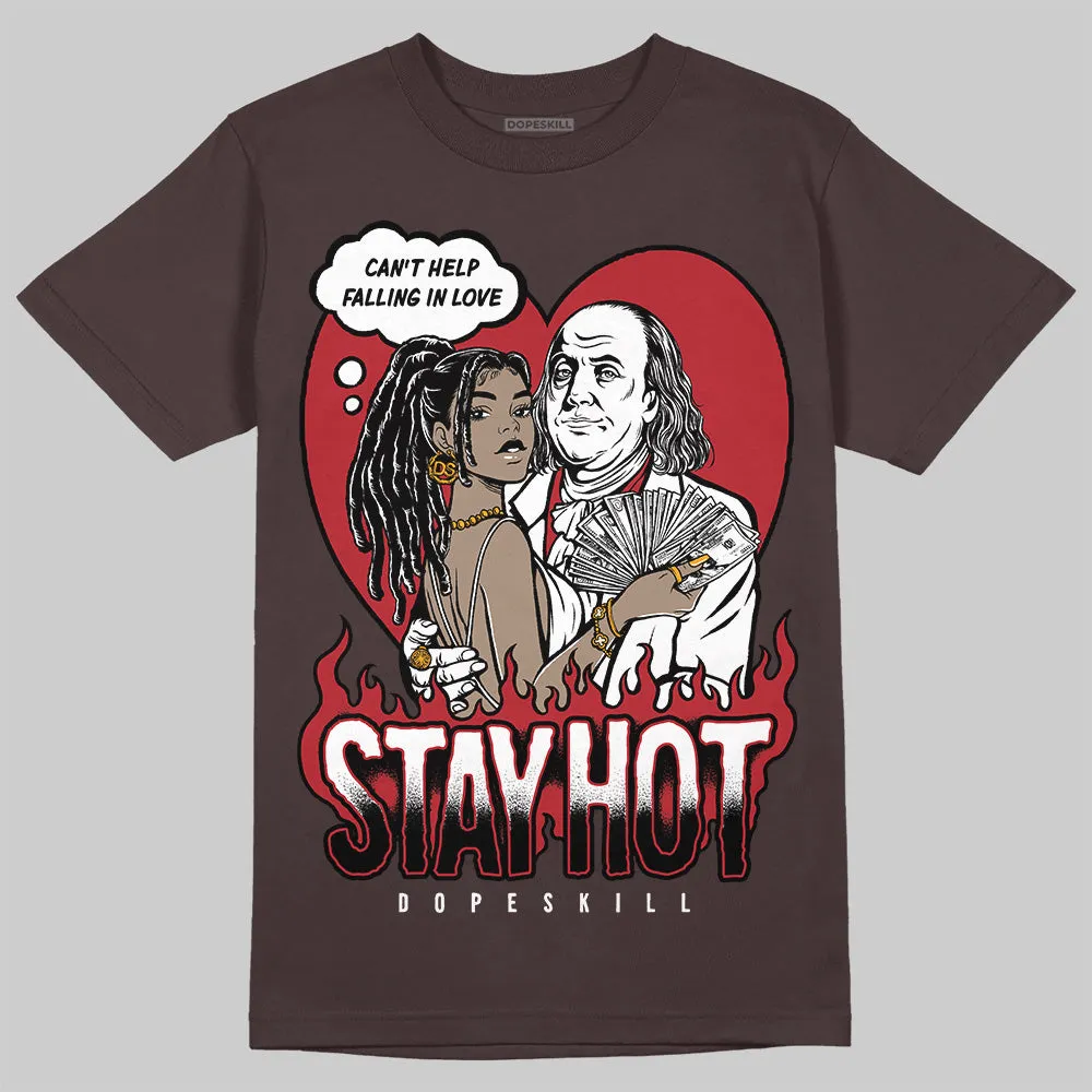 Baroque Brown 12s DopeSkill T-Shirt Stay Hot Graphic sold by DopeSkill product image thumbnail 3