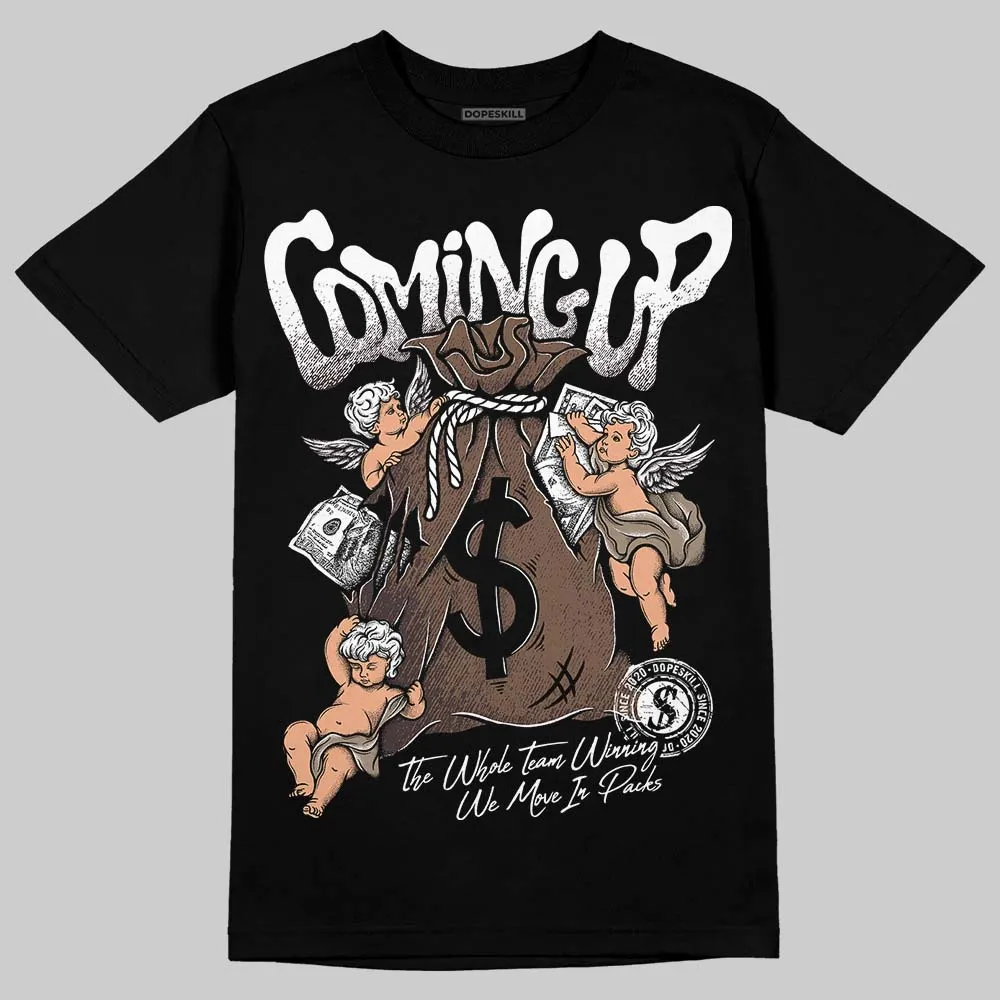 Baroque Brown 12s DopeSkill T-Shirt Money Bag Coming Up Graphic sold by DopeSkill product image thumbnail 2