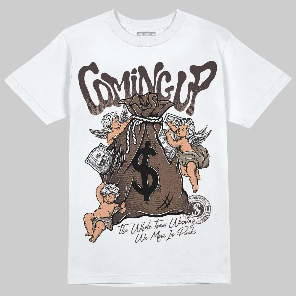 Baroque Brown 12s DopeSkill T-Shirt Money Bag Coming Up Graphic sold by DopeSkill
