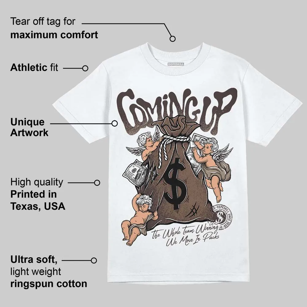 Baroque Brown 12s DopeSkill T-Shirt Money Bag Coming Up Graphic sold by DopeSkill product image thumbnail 4