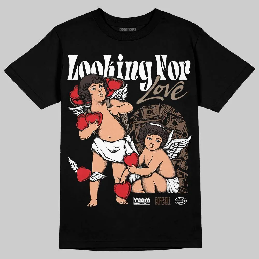 Baroque Brown 12s DopeSkill T-Shirt Looking For Love Graphic sold by DopeSkill product image thumbnail 2
