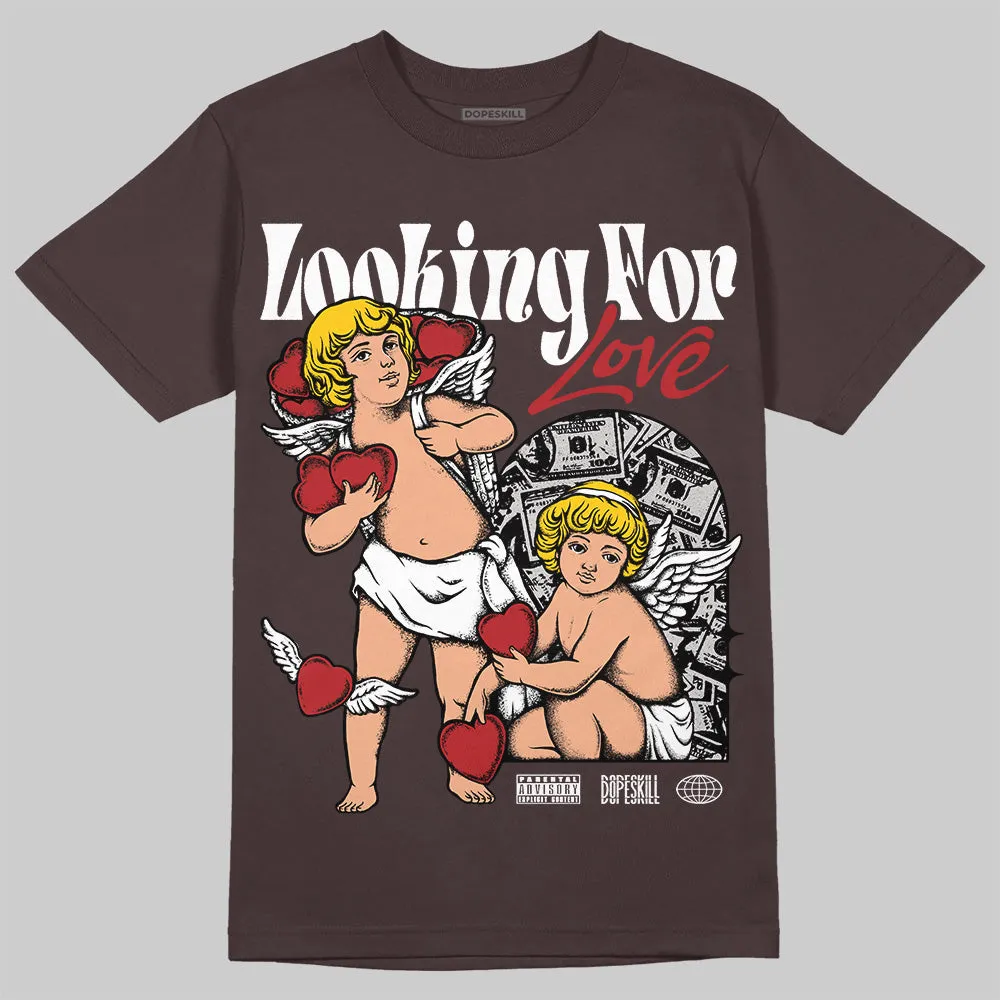 Baroque Brown 12s DopeSkill T-Shirt Looking For Love Graphic sold by DopeSkill product image thumbnail 3