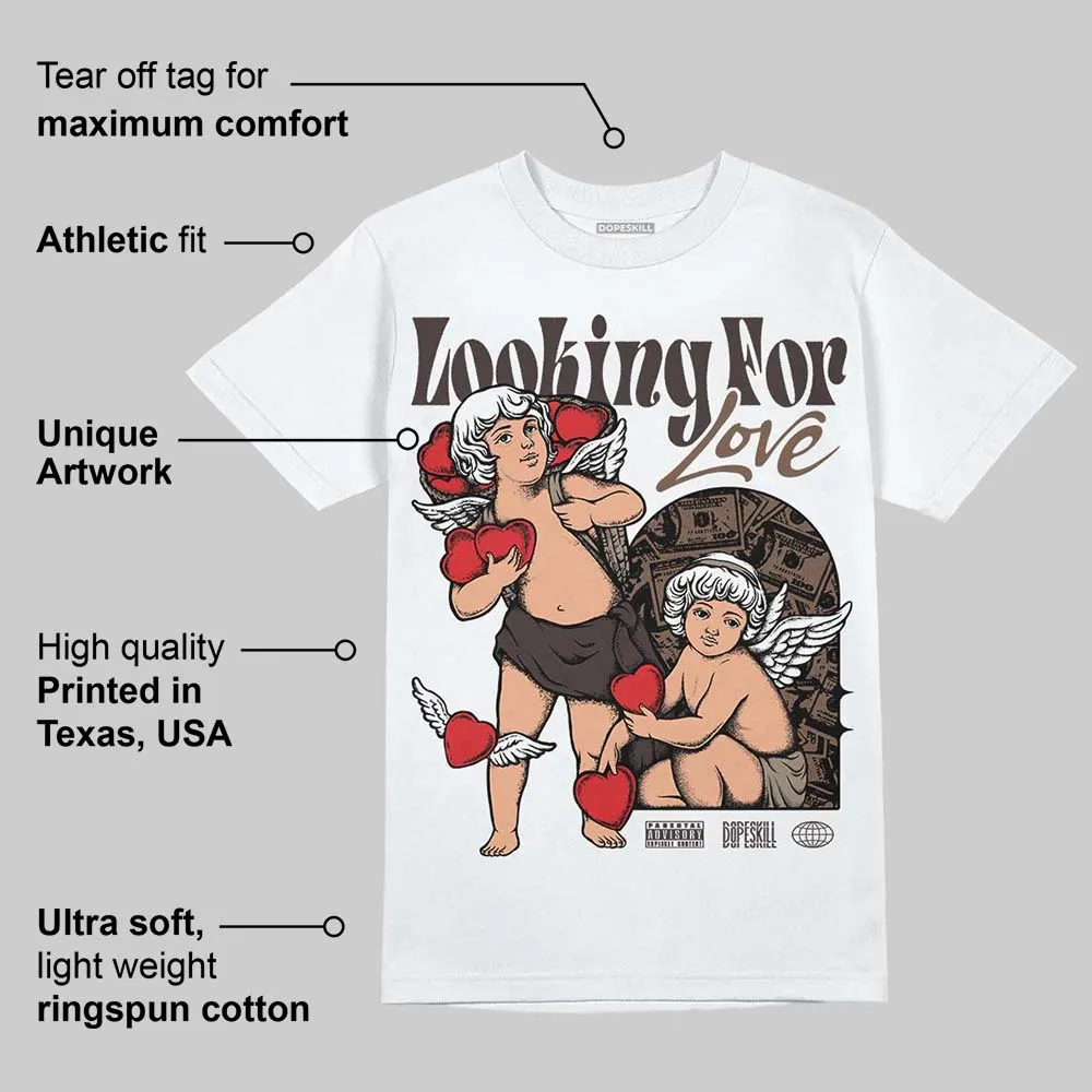 Baroque Brown 12s DopeSkill T-Shirt Looking For Love Graphic sold by DopeSkill product image thumbnail 4